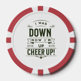 NU BEN IK OMHOOG NU BEN JIJ AAN DE BEURT POKER CHI CHIPS