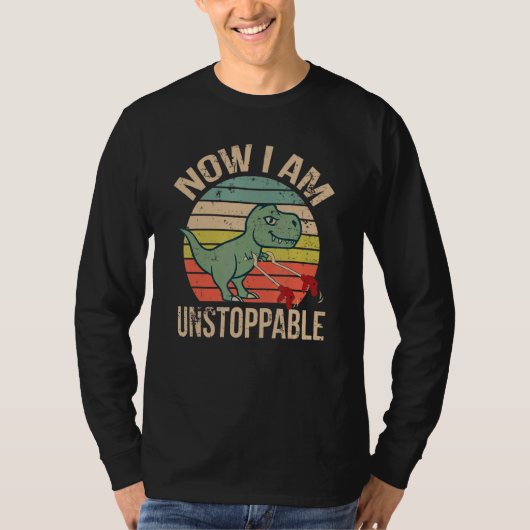 Nu ben ik onstelbaar Dinosaur T Rex T-shirt (Voorkant)