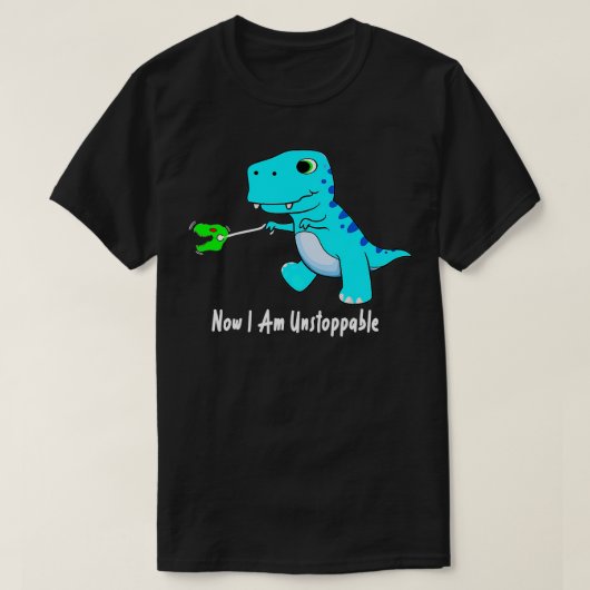 Nu ben ik onweerlegbaar Dinosaur Funny TRex T-shirt (Design voorkant)