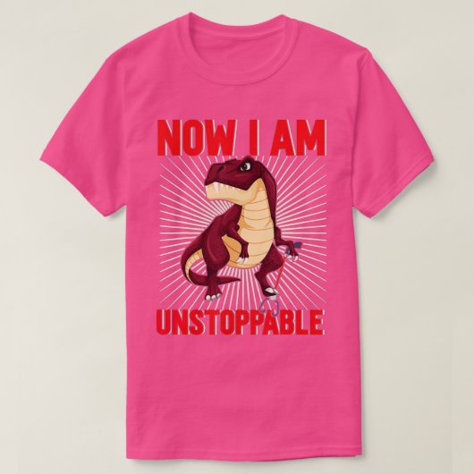 Nu ben ik onweerlegbaar Funny TRex (18) T-shirt (Design voorkant)