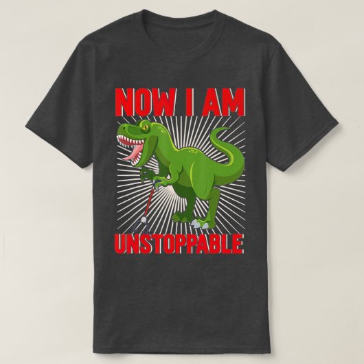 Nu ben ik onweerlegbaar Funny TRex (20) T-shirt (Design voorkant)