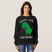 Nu ben ik onweerlegbaar grappig T Rex Trui (Voorkant volledig)