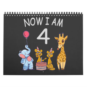 Nu ben ik vierjarige vierde verjaardag in de diere kalender