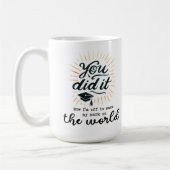 Nu ben ik vrij koffiemok (Links)