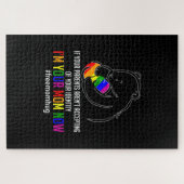 Nu ben je moeder - Gbt Free Hugs Support Pride Mam Legpuzzel (Horizontaal)