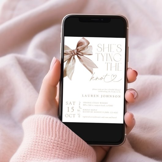 Nu bindt ze de knoop Elegant Vrijgezellenfeest Kaart