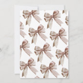 Nu bindt ze de knoop Elegant Vrijgezellenfeest Kaart (Achterkant)