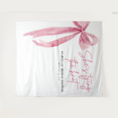 Nu bindt ze de knoop Vrijgezellenfeest Backdrops Wandkleed (Voorkant (horizontaal))