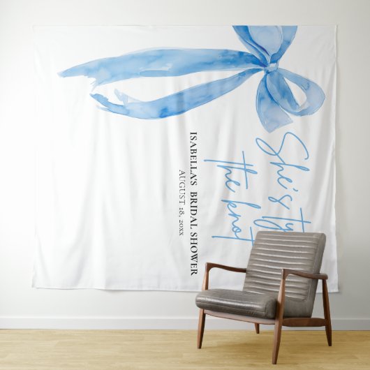 Nu bindt ze de knoop Vrijgezellenfeest Backdrops Wandkleed (In Situ (horizontaal))