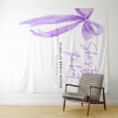 Nu bindt ze de knoop Vrijgezellenfeest Backdrops Wandkleed (In Situ (horizontaal))