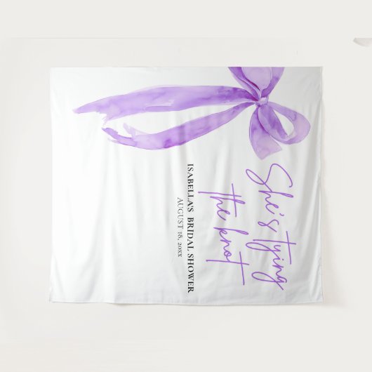 Nu bindt ze de knoop Vrijgezellenfeest Backdrops Wandkleed (Voorkant (horizontaal))