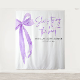 Nu bindt ze de knoop Vrijgezellenfeest Backdrops Wandkleed