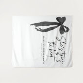 Nu bindt ze de knoop Vrijgezellenfeest Backdrops Wandkleed (Voorkant (horizontaal))