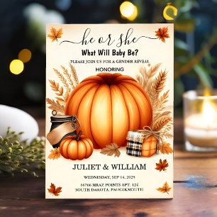 Nu Boerderij Roze Blauwe Herfst Meisje Pompoen Ges Kaart