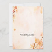 Nu Boerderij Roze Blauwe Herfst Meisje Pompoen Ges Kaart (Achterkant)