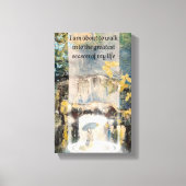 Nu börjar livet canvas afdruk (Voorkant)