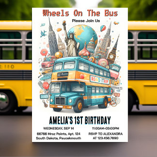 Nu Boy Schattige Meisje Tour City Party Bus 1e Ver Kaart