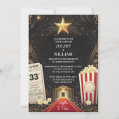 Nu Cinema Retro Movie Ticket Meest populaire bruil Kaart (Voorkant)