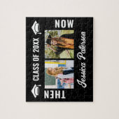 Nu dan Afstuderen Milestone Photo Party Zwart Legpuzzel (Verticaal)