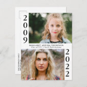 Nu dan Afstuderen Multi Foto Aankondiging (Voorkant / Achterkant)