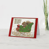 Nu Dasher, nu Danser… Feestdagen Kaart (Voorkant)