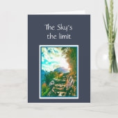 Nu dat U bent afgestudeerd De hemel is de limiet Kaart (Voorkant)