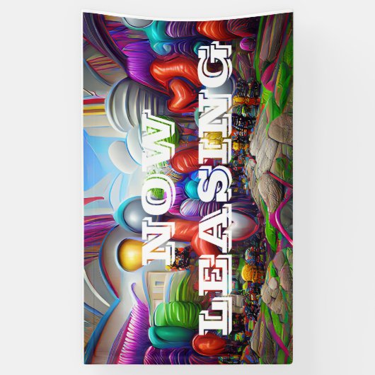 Nu de aangepaste Vinylbanner 3' x 5' banner leasen (Verticaal)