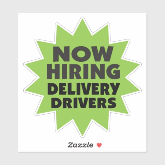 Nu de Aanwerving van de Bestuurders van de Leverin Sticker (Vel)