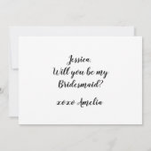 Nu doe je verrast door Flat Wenskaart Kaart (Achterkant)