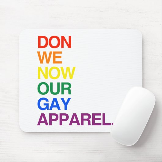 NU DOEN WE ONZE GAY APPAREL -.png Muismat (Met muis)