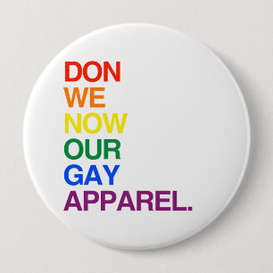 NU DOEN WE ONZE GAY APPAREL -.png Ronde Button 4,0 Cm