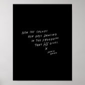 Nu doorbrengt ze haar dagen dansen poster (Voorkant)