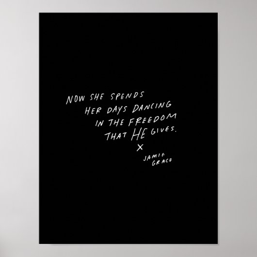 Nu doorbrengt ze haar dagen dansen poster (Voorkant)