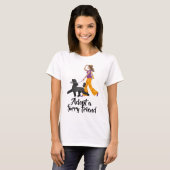 Nu een hond aannemen t-shirt (Voorkant volledig)