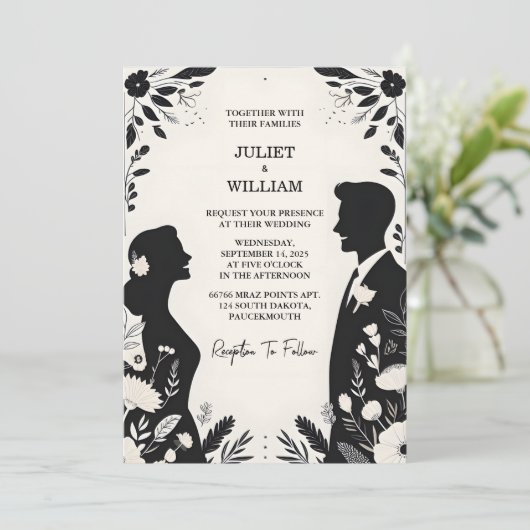 Nu eigenzinnige Funky Unique Humor Meme Funny Wedd Kaart (Staand voorkant)