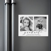 Nu en dan 2 Foto Afstuderen Magnetische Uitnodiging