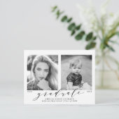 Nu en dan 2 Fotogradatie Partij Uitnodiging Briefkaart (Staand voorkant)