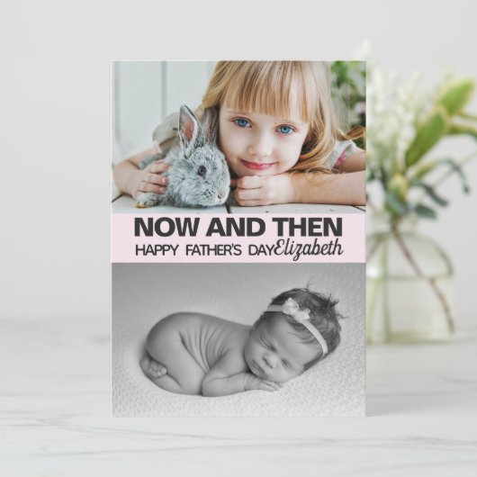 Nu en dan afbeeldingen dochter keepomwille vaderda kaart (Staand voorkant)