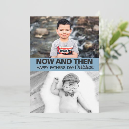 Nu en dan afbeeldingen jongen zoon keepomwille vad kaart (Staand voorkant)