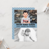 Nu en dan afbeeldingen jongen zoon keepomwille vad kaart (Voorkant / Achterkant in situ)