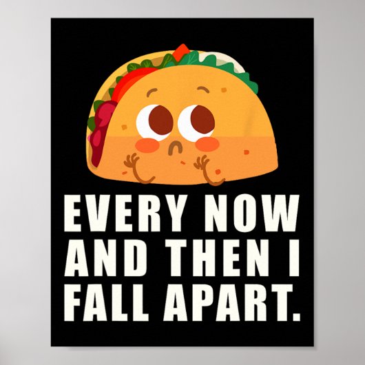 Nu en dan Herfst ik Taco Poster (Voorkant)