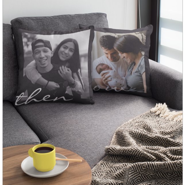 Nu en dan Jubileum Couples Gift Foto Kussen (Creator heeft geüpload)