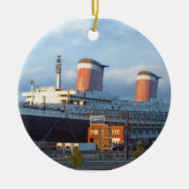 Nu en dan keramisch ornament