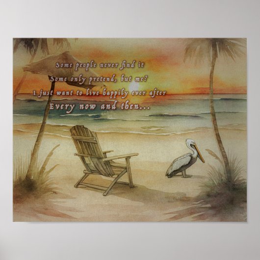 Nu en dan - poster (Voorkant)