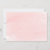 Nu en Dan Roze Foto Afstuderen Aankondiging (Achterkant)