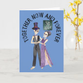 Nu En Voor Altijd 5" x 7" Vouwbare Wenskaart Kaart (Gele Bloem)