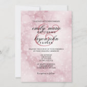 Nu en voor altijd Roos huwelijksuitnodiging Kaart (Achterkant)