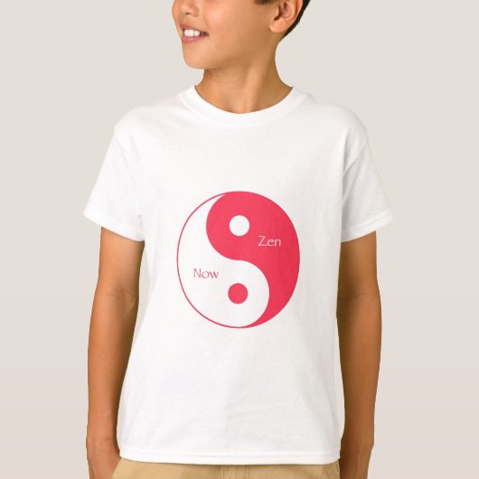Nu en Zen Magenta T-shirt (Voorkant)