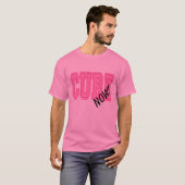 Nu genezen! Borstkankerbewustzijn T-shirt (Voorkant volledig)