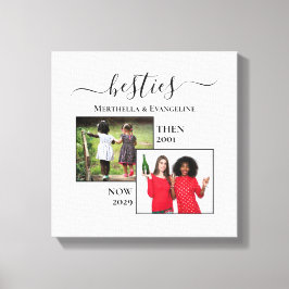 Nu gepersonaliseerd en daarna twee fotoBESTEITEN Canvas Afdruk